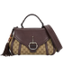 Techno Horsebit Top Handle Bag, front view